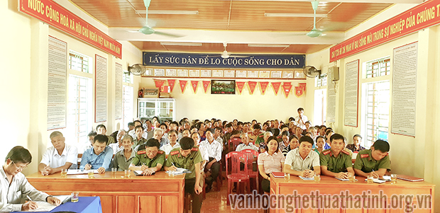 Hương Sơn: Diễn đàn công an lắng nghe ý kiến của Nhân dân